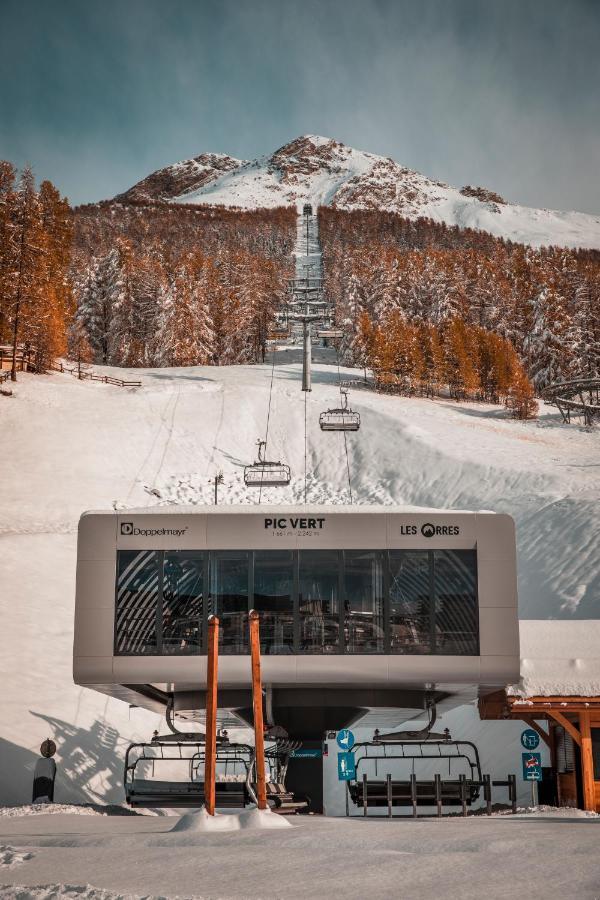 Le 1650 By Infini Mountain Aparthotel Les Orres Luaran gambar
